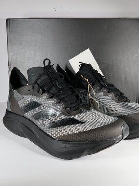Adidas Adizero Boston 12 Running Black Carbon ID5985 Size 11.5 Mens New In Box